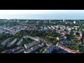 Panorama Kołobrzegu z lotu drona